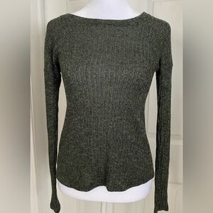 La Hearts Forest Green Crew Neck Sweater